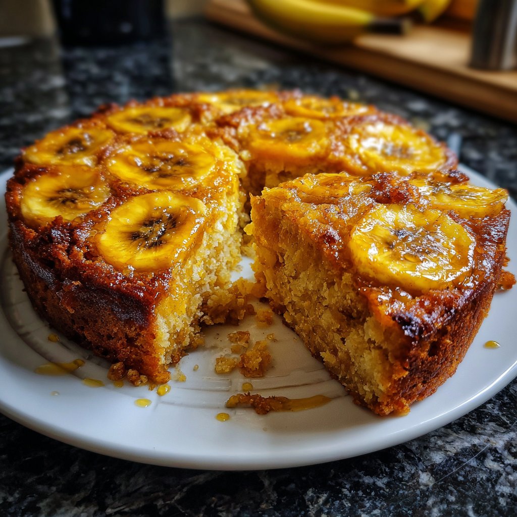 Bananenkuchen mit Hafermehl und Honig