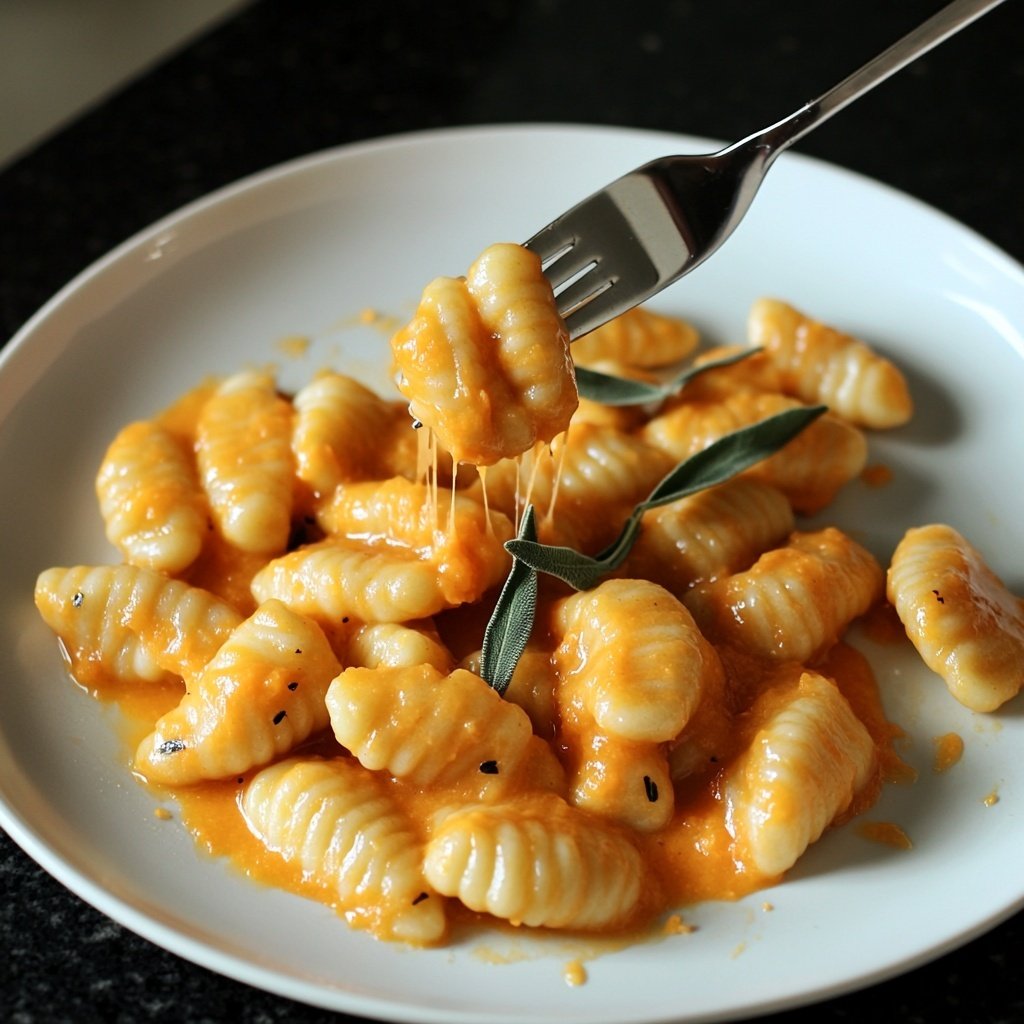 Gnocchi mit Kürbissauce