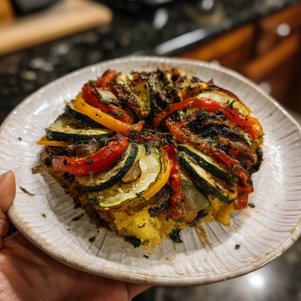 Ratatouille mit Polenta