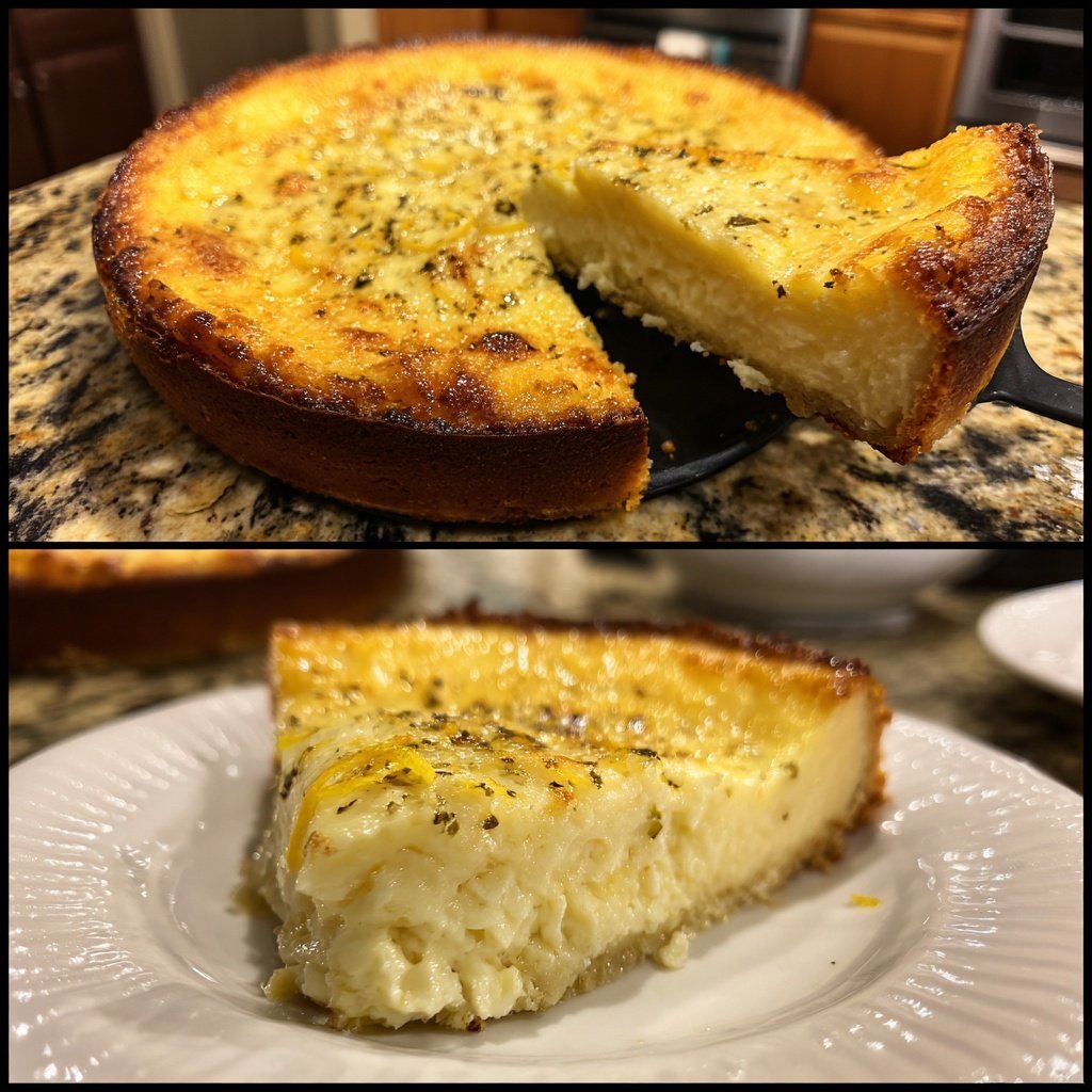 Käsekuchen mit Zitronenschale