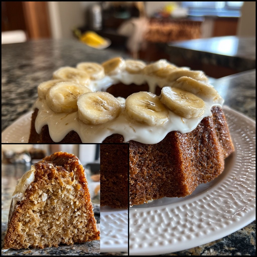 Bananenkuchen mit Joghurt