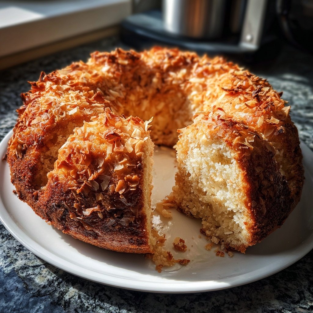 Bananenkuchen mit Kokos