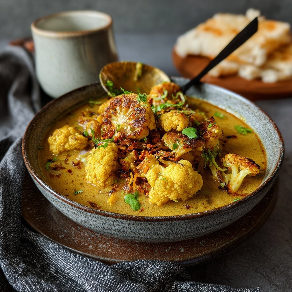 Blumenkohl Curry Mit Kokosmilch