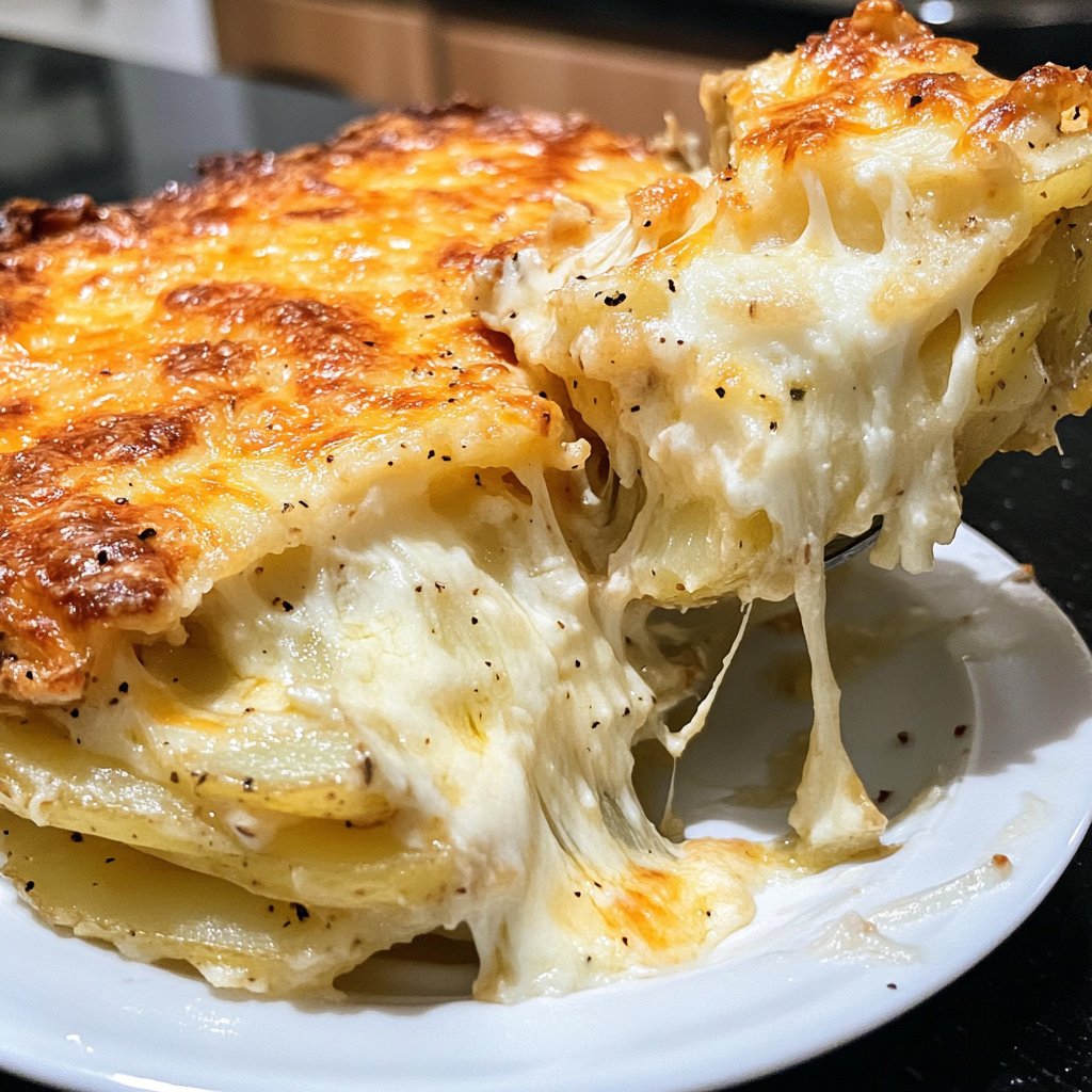 Kartoffelgratin mit Sahne