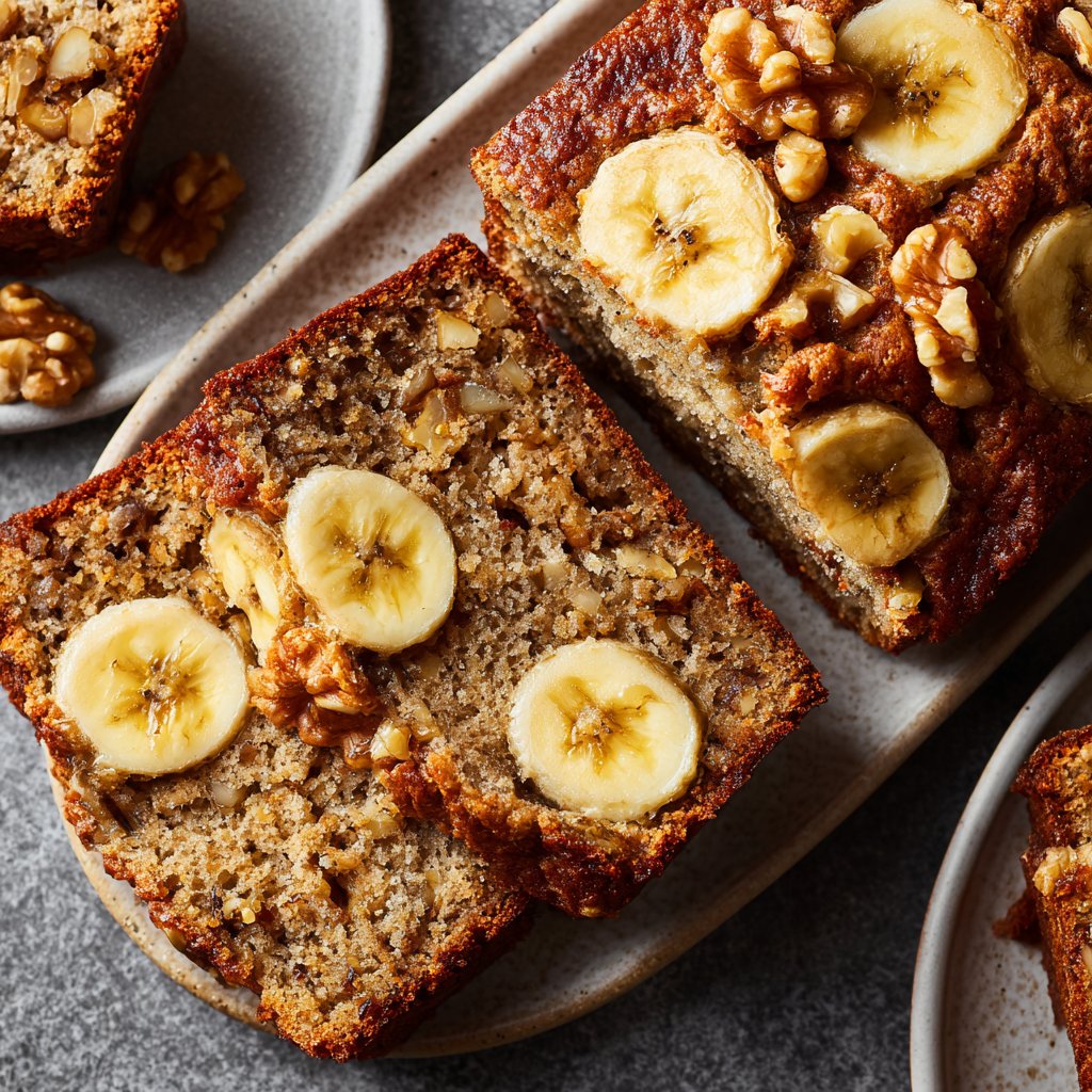Bananenbrot mit Walnüssen