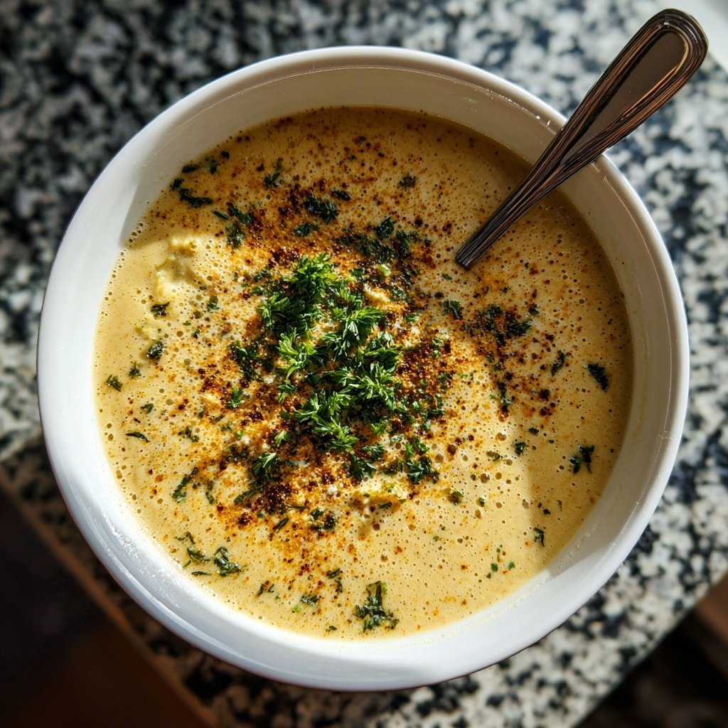 Blumenkohlsuppe mit Muskatnuss