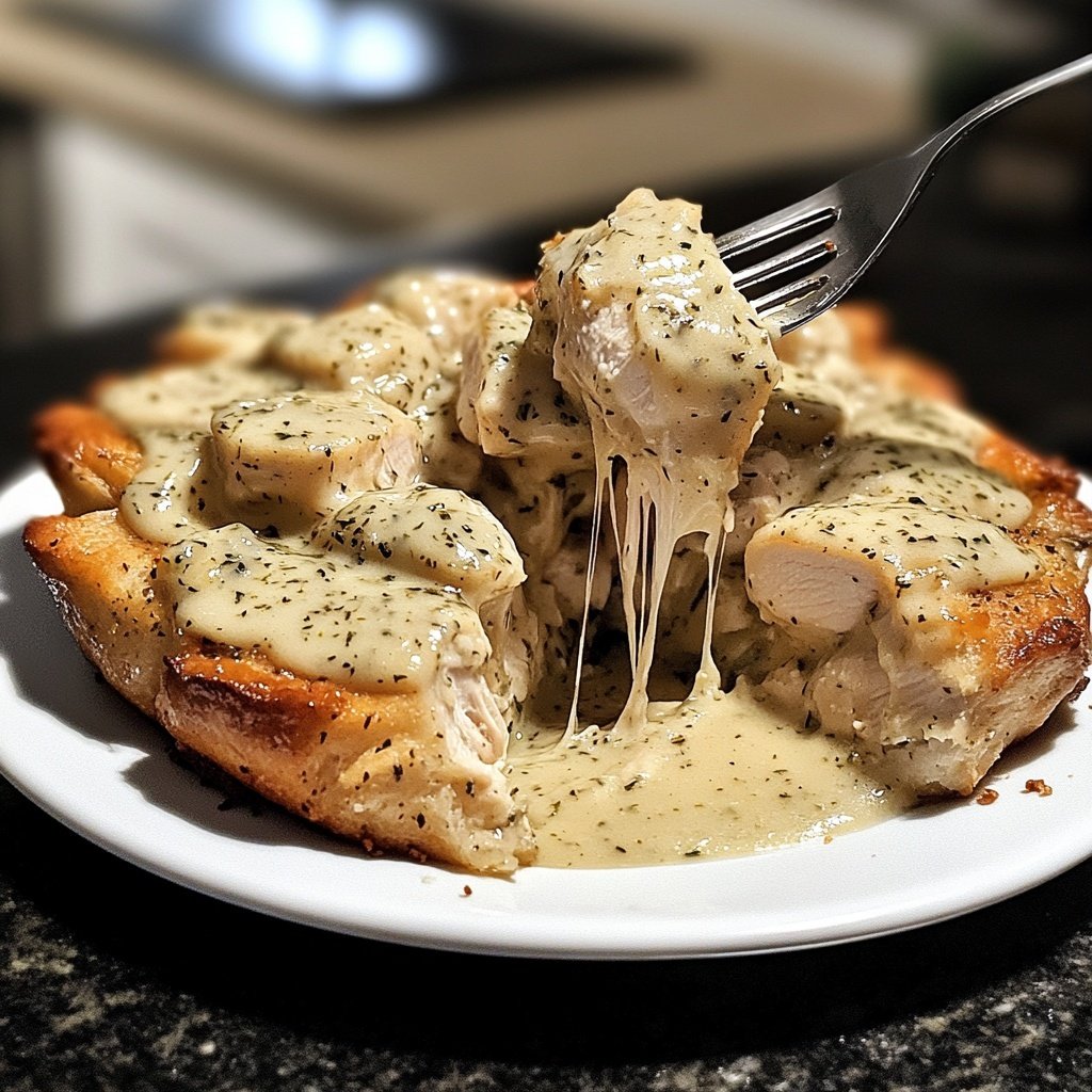 Hähnchenbrust in leichter Sahnesauce