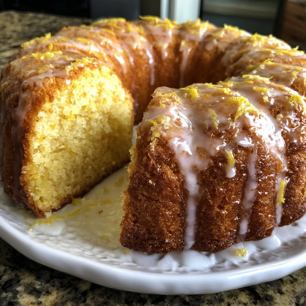 Zitronenkuchen mit Kokosmehl