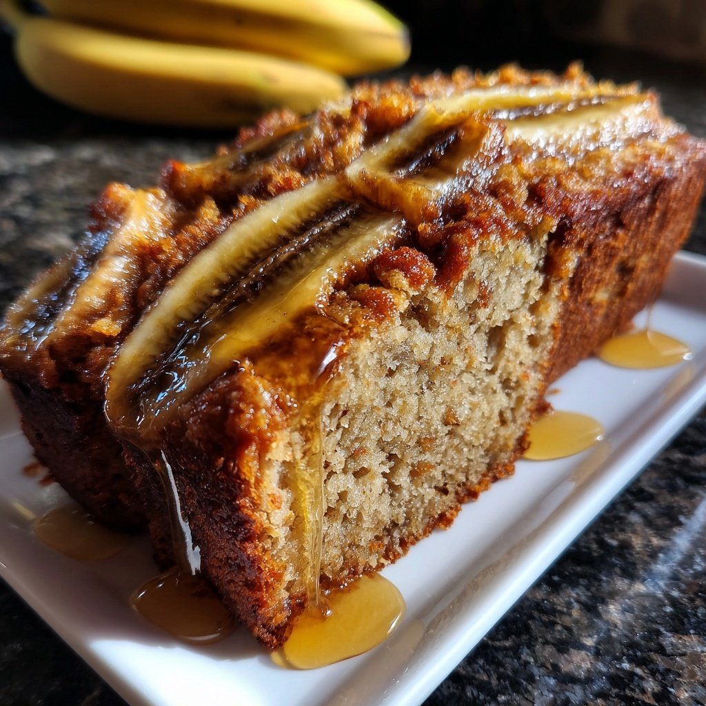 Bananenbrot mit Honig
