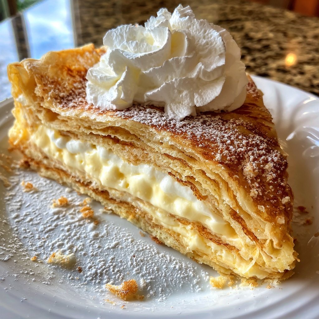 Pfannkuchen mit Vanillequarkfüllung